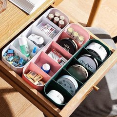 4 Pcs Drawer Sock Organizer Box – Sturdy Closet Storage for Underwear, Bras & Socks