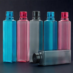 1000ML Food Grade Fridge Bottle – BPA-Free, Leak-Proof, Freezer Safe, Multicolor Plastic Bottle for Home & Office