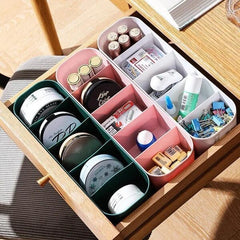 4 Pcs Drawer Sock Organizer Box – Sturdy Closet Storage for Underwear, Bras & Socks