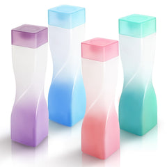 Fridge water bottles set of 4 double colour plastics combo for refrigerator home office freeze 1000 ml Bottle Plastic Gift Unbreakable Leak Proof 100% Food Grade For Kids & Adults pack