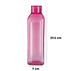 Unbreakable Plastic Water Bottles – Pack of 6 (1 L) | BPA‑Free, Airtight & Leak‑Proof