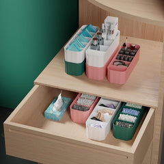 4 Pcs Drawer Sock Organizer Box – Sturdy Closet Storage for Underwear, Bras & Socks
