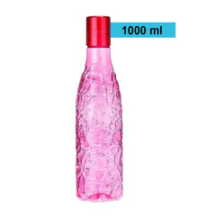 Water bottle set of 6 x 1000 ml BPA-free, leak-proof fridge & gym bottles. Durable plastic, eco-friendly, perfect for home, office & travel hydration.