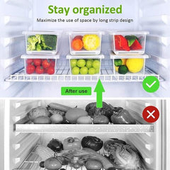 Plastic Fridge Storage Container – 1500 ml Large Airtight Box for Kitchen, Pantry & Meal Prep Use