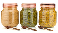 750ml Airtight Plastic Food Storage Jar | BPA-Free Transparent Container for Kitchen & Pantry