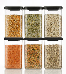 Plastic Grocery Container – 1100 ml Airtight BPA-Free Food Storage Jar for Kitchen & Pantry