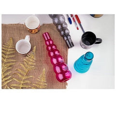 Water Bottle Set – 1000 ml Fridge & Gym Bottles Combo | BPA-Free, Leak-Proof Plastic | Home, Office, School