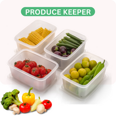 Plastic Fridge Storage Container – 1800 ml BPA-Free Airtight Box with Lid for Fruits, Vegetables & Leftovers