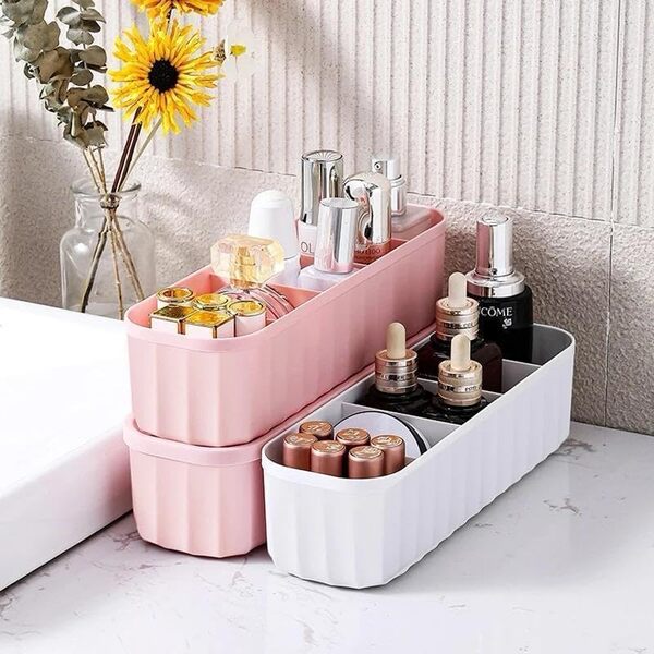 4 Pcs Drawer Sock Organizer Box – Sturdy Closet Storage for Underwear, Bras & Socks