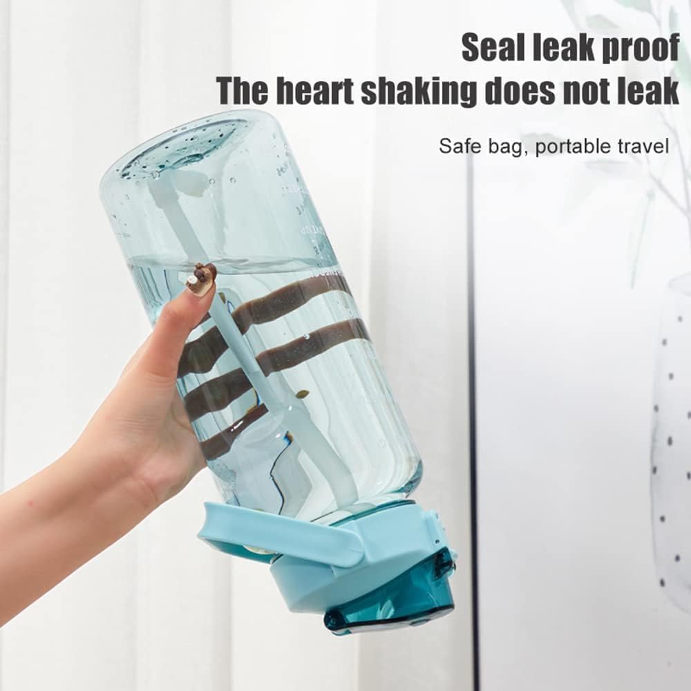 2L Motivational Water Bottle – BPA-Free Gym Bottle with Time Marker & Leakproof Lid for Fitness, Sports & Daily Hydration