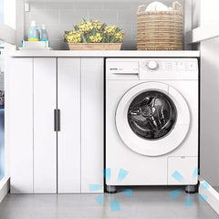 Anti-Vibration Washing Machine Pads – Set of 4 Heavy-Duty Shock Absorber Feet for Floor Protection & Noise Reduction