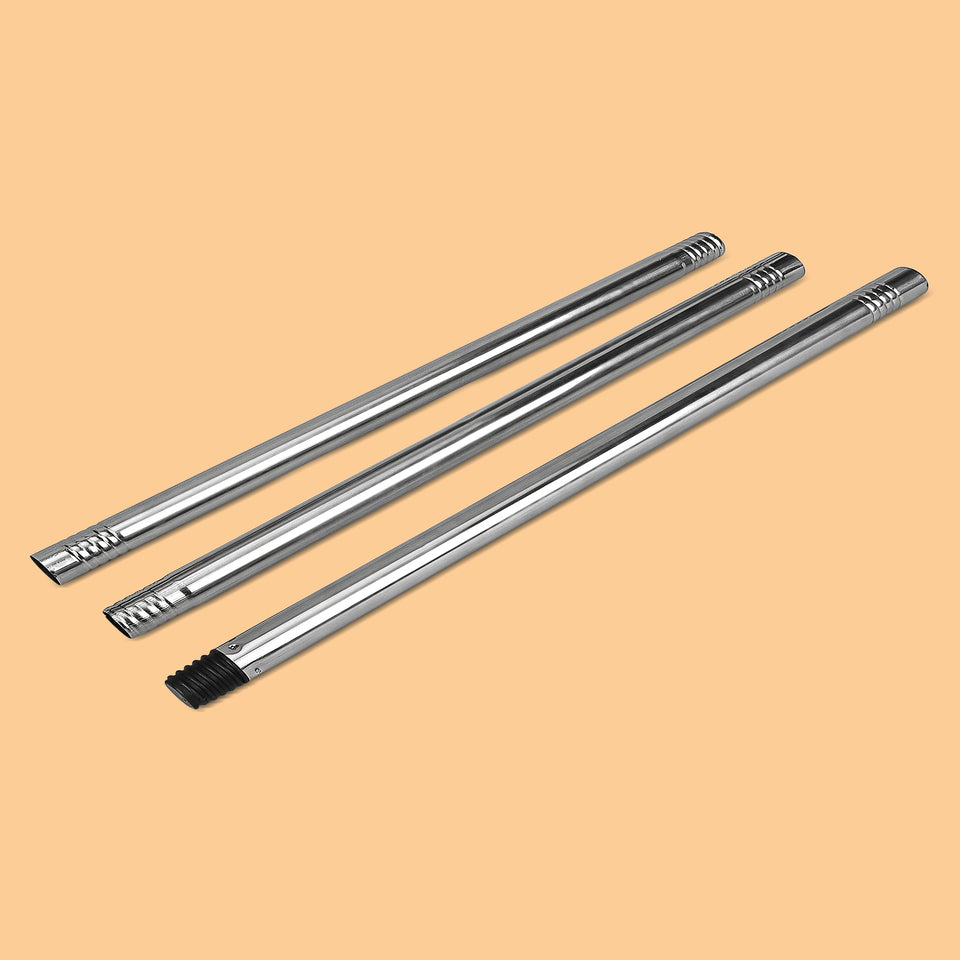 2‑in‑1 Tile & Grout Cleaning Brush – Stiff Bristles with Rubber Squeegee, Long Handle