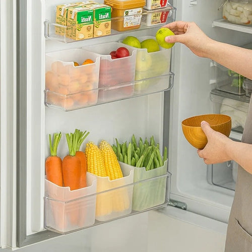 Fridge Storage Container – 6-Pack 1 L Airtight Utility Boxes for Kitchen & Pantry Organization