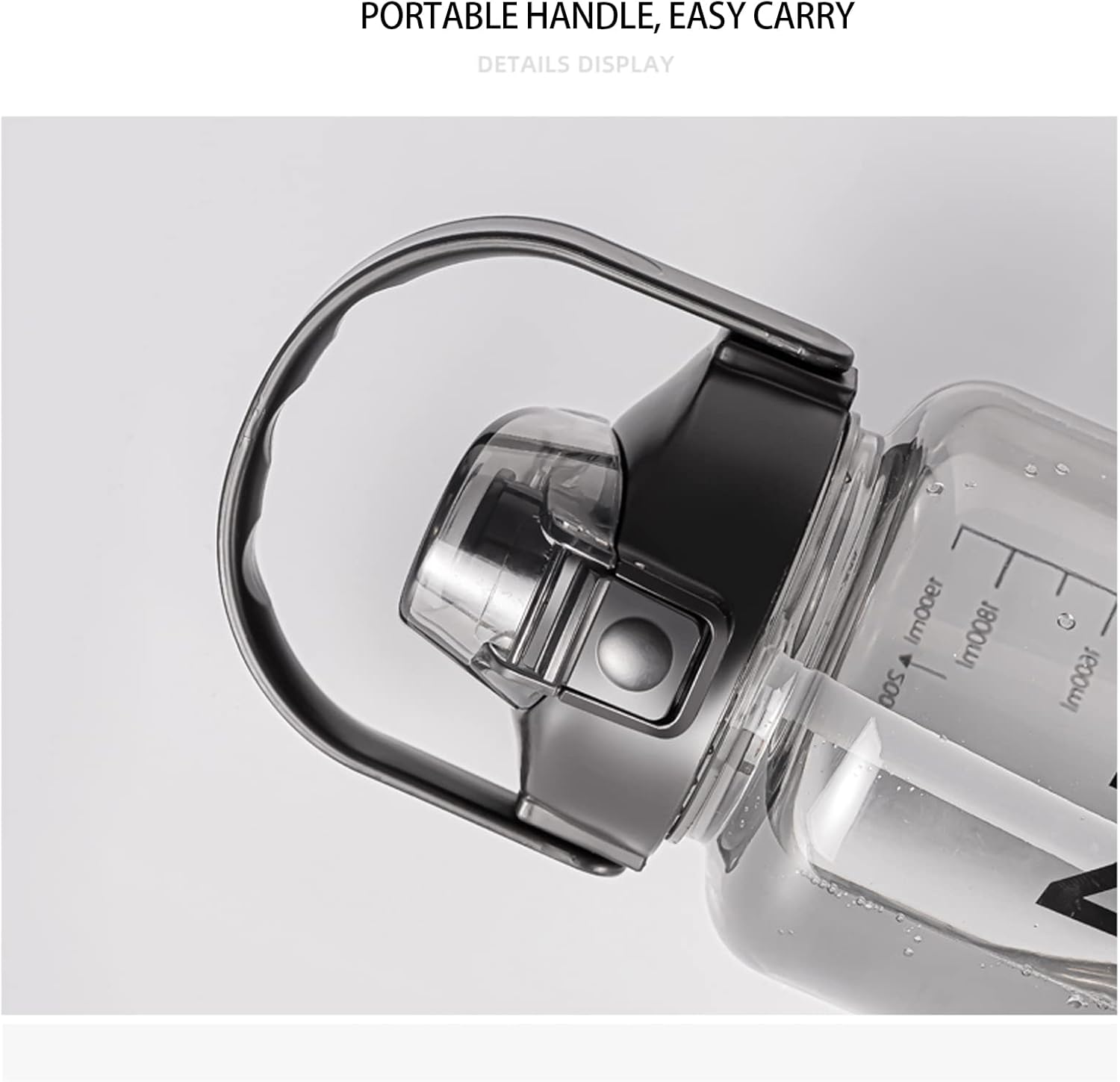 2L Motivational Water Bottle – BPA-Free Gym Bottle with Time Marker & Leakproof Lid for Fitness, Sports & Daily Hydration