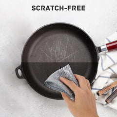 Non-Scratch Scrub Pad for Kitchen Utensils – Reusable Dish Washing Cloth for Non-Stick & Steel